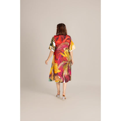 ETAR Red Scarlet Ember Dress