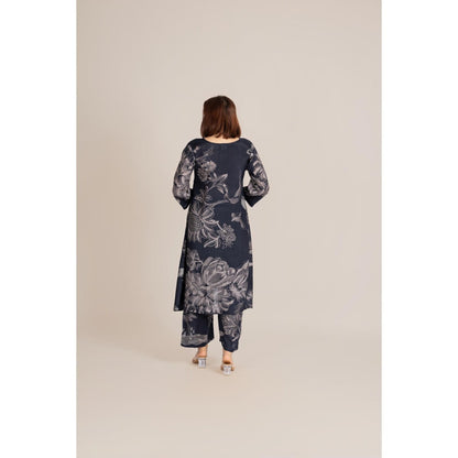 ETAR Black Mono Line Co-Ord Set