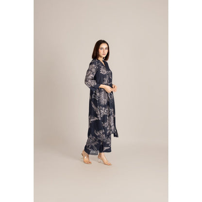 ETAR Black Mono Line Co-Ord Set