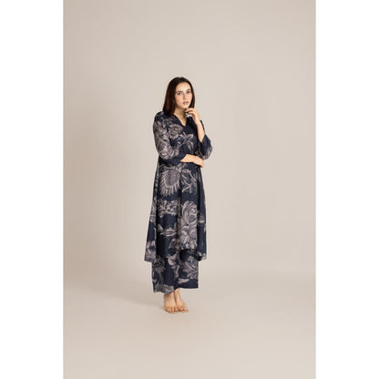 ETAR Black Mono Line Co-Ord Set