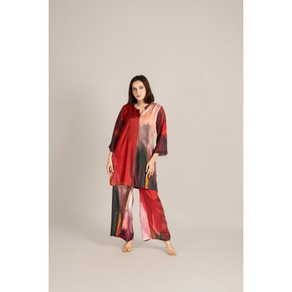 ETAR Red Twilight Co-Ord Set