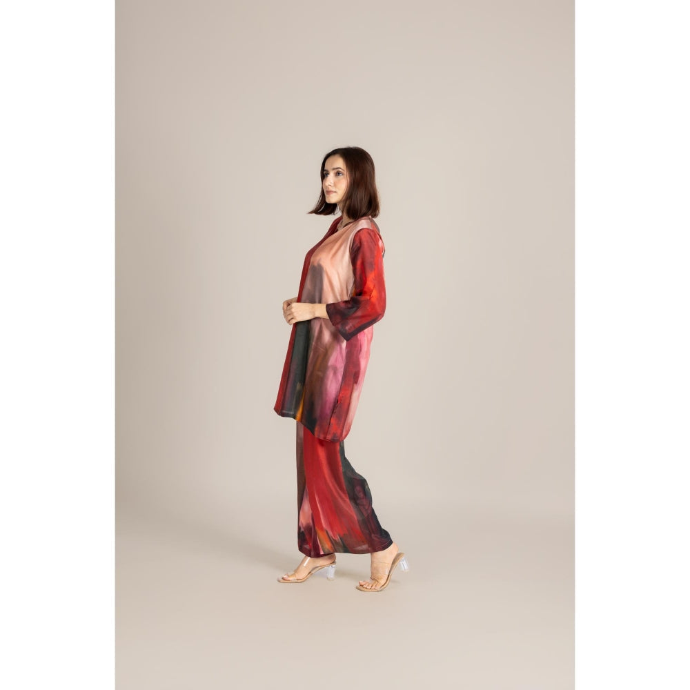 ETAR Red Twilight Co-Ord Set