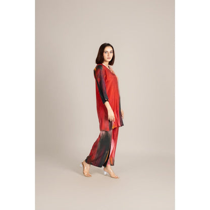 ETAR Red Twilight Co-Ord Set