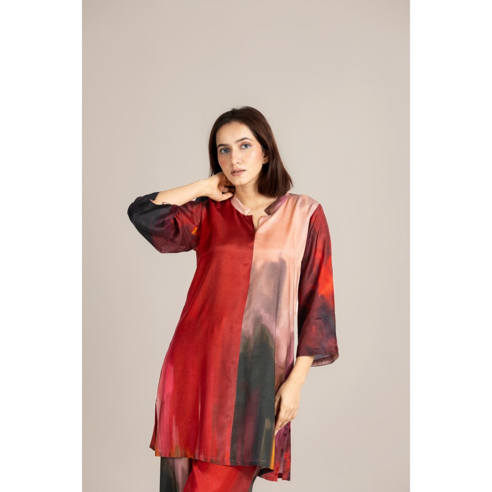 ETAR Red Twilight Co-Ord Set