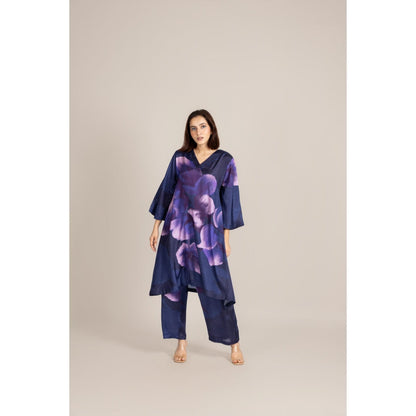 ETAR Navy Blue Dusk Co-Ord Set