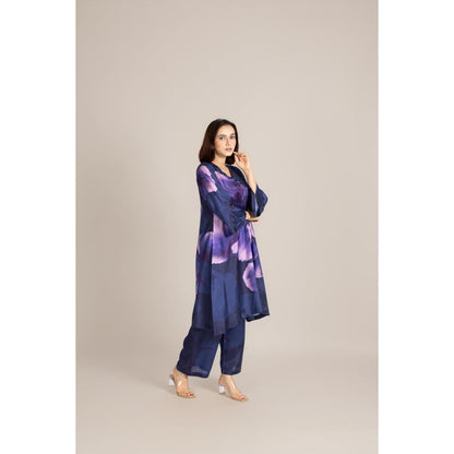 ETAR Navy Blue Dusk Co-Ord Set