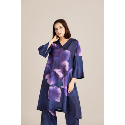 ETAR Navy Blue Dusk Co-Ord Set