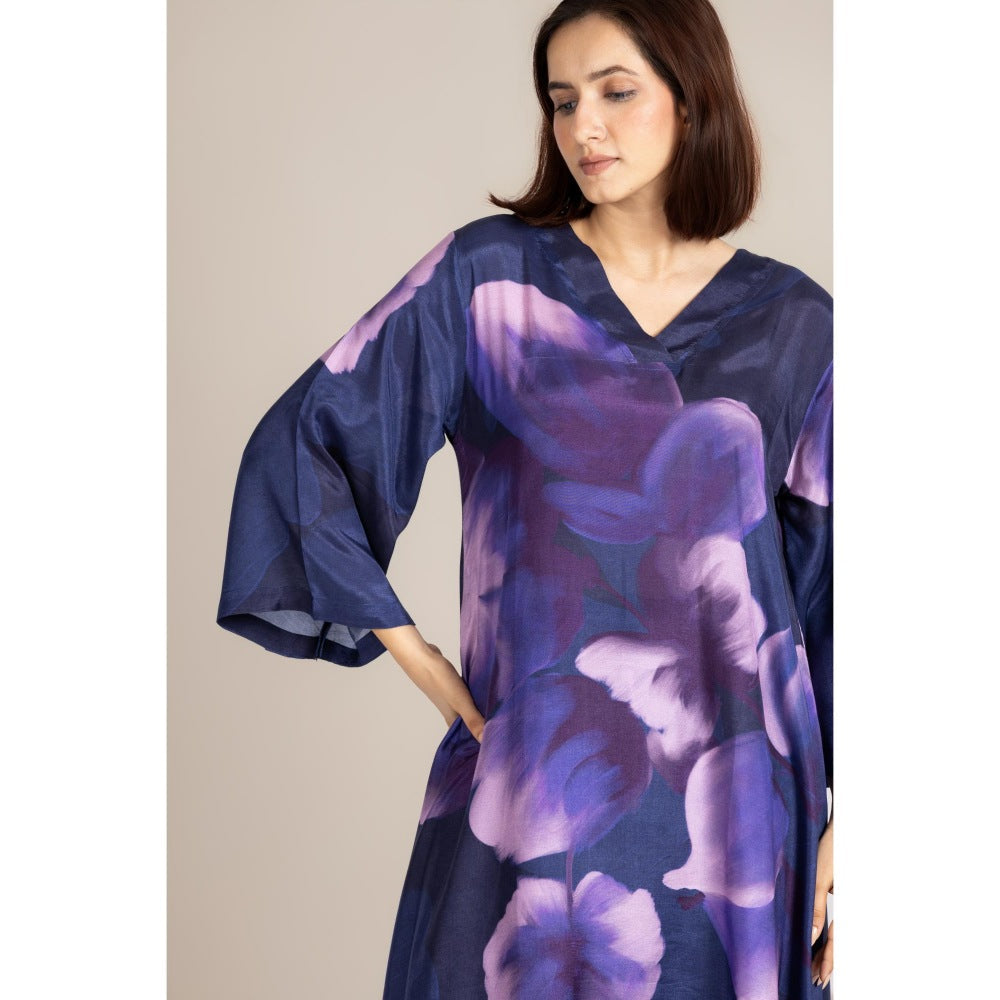 ETAR Navy Blue Dusk Co-Ord Set