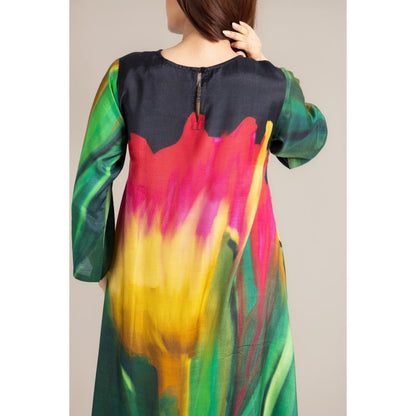 ETAR Green Painter Tulip Co-Ord Set