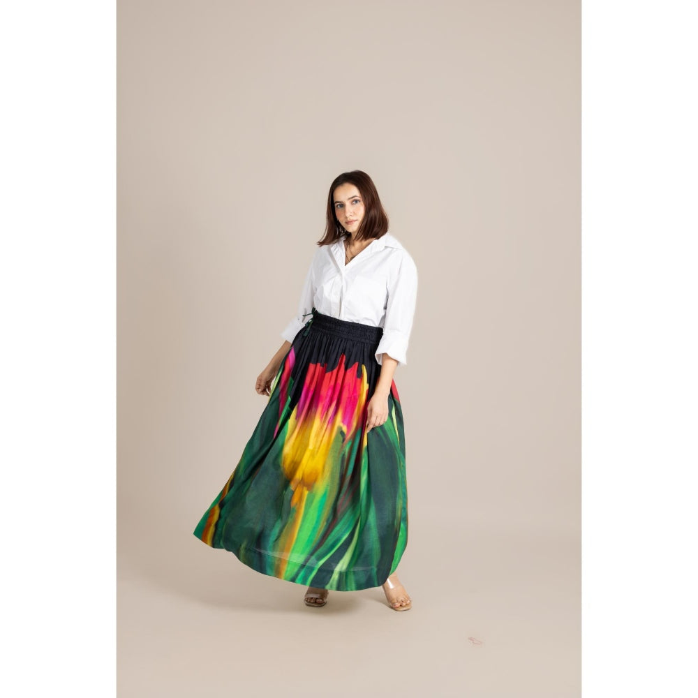 ETAR Green Painter Tulip's Skirt