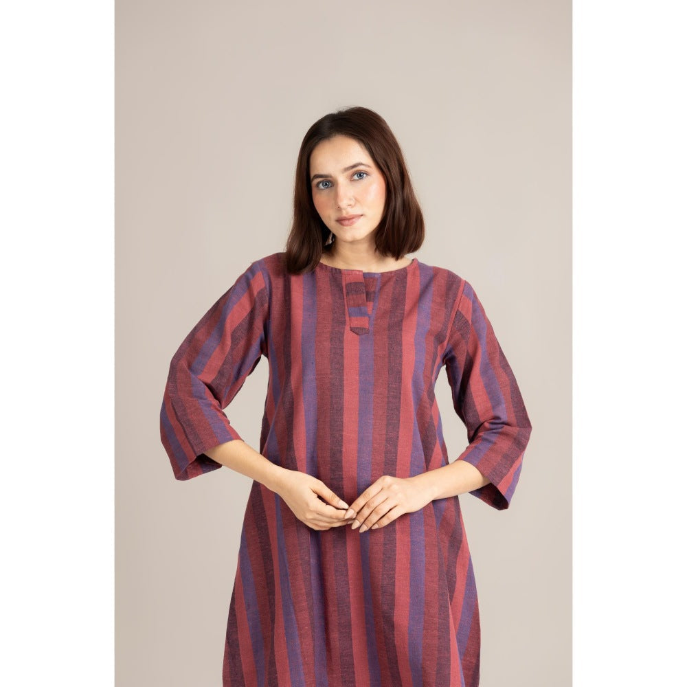 ETAR Multi-Colour Striped Line Co-Ord Set