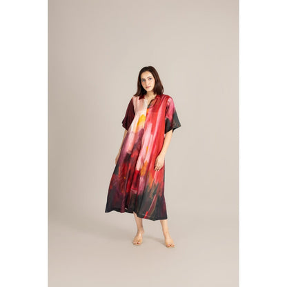 ETAR Red Twilight Dress