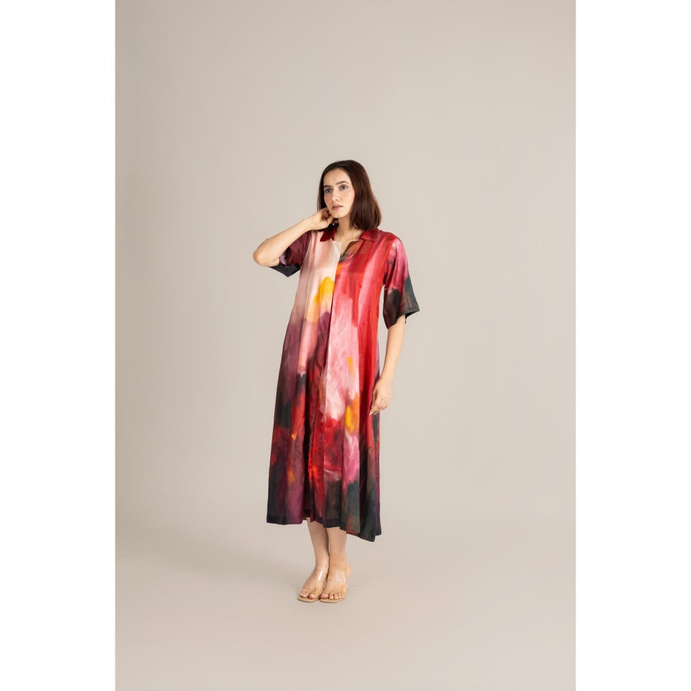 ETAR Red Twilight Dress