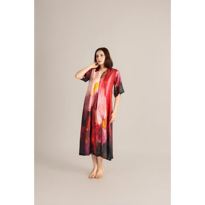 ETAR Red Twilight Dress