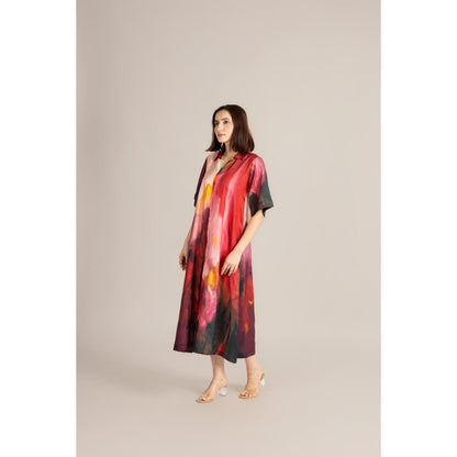 ETAR Red Twilight Dress