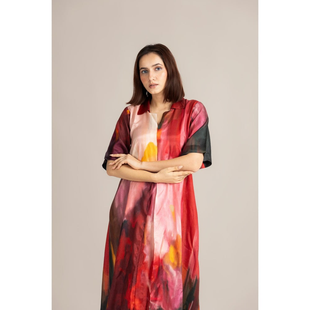 ETAR Red Twilight Dress