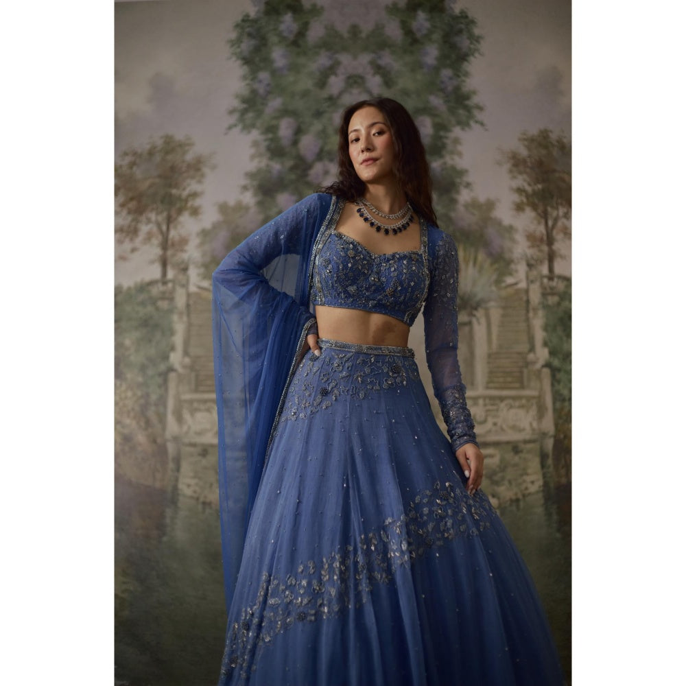 FALSA Elena Blouse with Lehenga & Dupatta