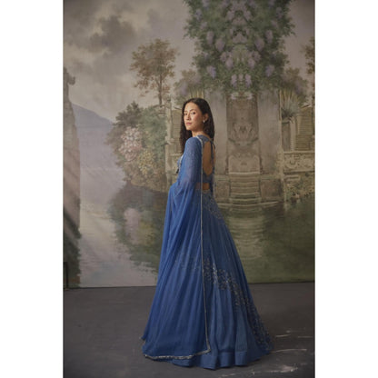 FALSA Elena Blouse with Lehenga & Dupatta