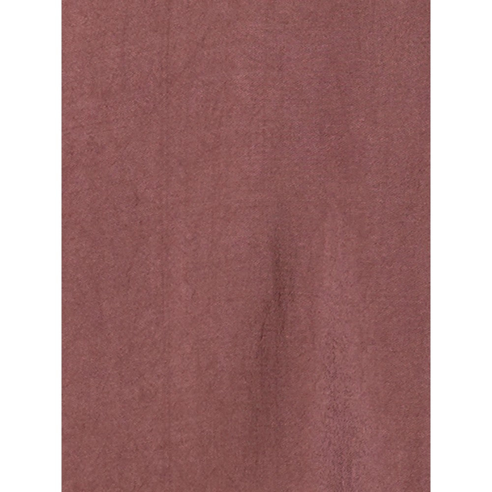 FASHOR Solid Resham & Zari Embroidered Kurta - Mauve