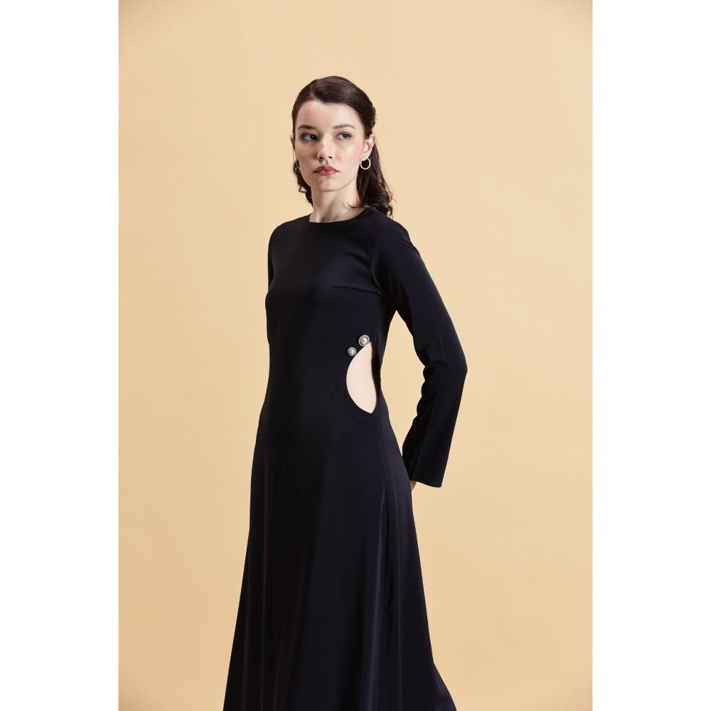 Fawn 24 Navy Blue Starlit Grace Dress