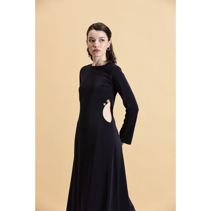 Fawn 24 Navy Blue Starlit Grace Dress