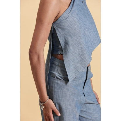 Fawn 24 Blue Skyline Flares Pant