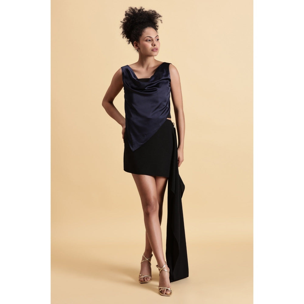 Fawn 24 Black Nocturnal Flair Mini Skirt