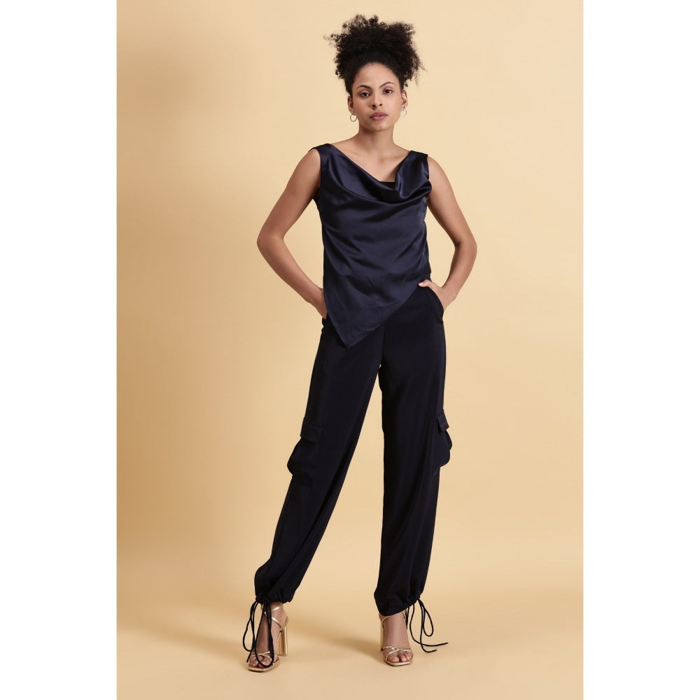 Fawn 24 Navy Blue Muse Joggers