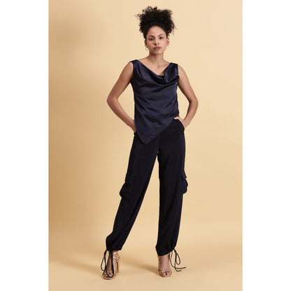 Fawn 24 Navy Blue Muse Joggers