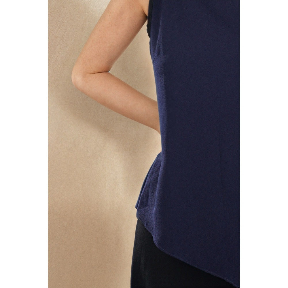 Fawn 24 Angled Navy Blue Top
