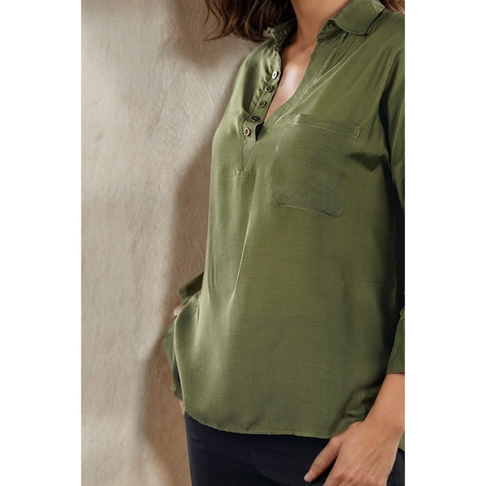 Fawn 24 Olive Leaf Top