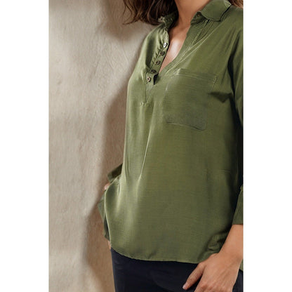 Fawn 24 Olive Leaf Top