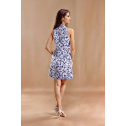 Fawn 24 Blue Turkish Sky Mini Dress