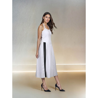 Fawn 24 White Poplin Swing Dress