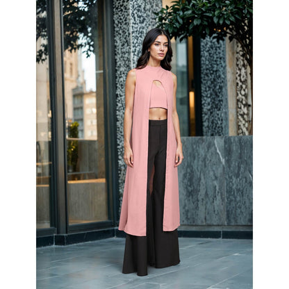 Fawn 24 Pink Blush Split Tunic Top