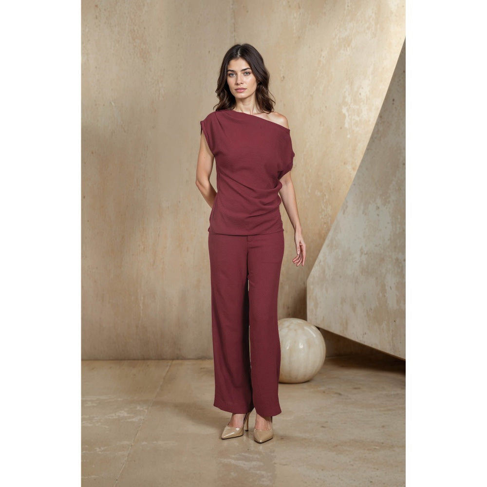 Fawn 24 Burgundy Latte Top