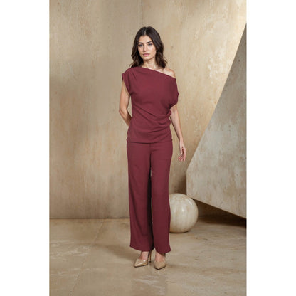 Fawn 24 Burgundy Latte Top