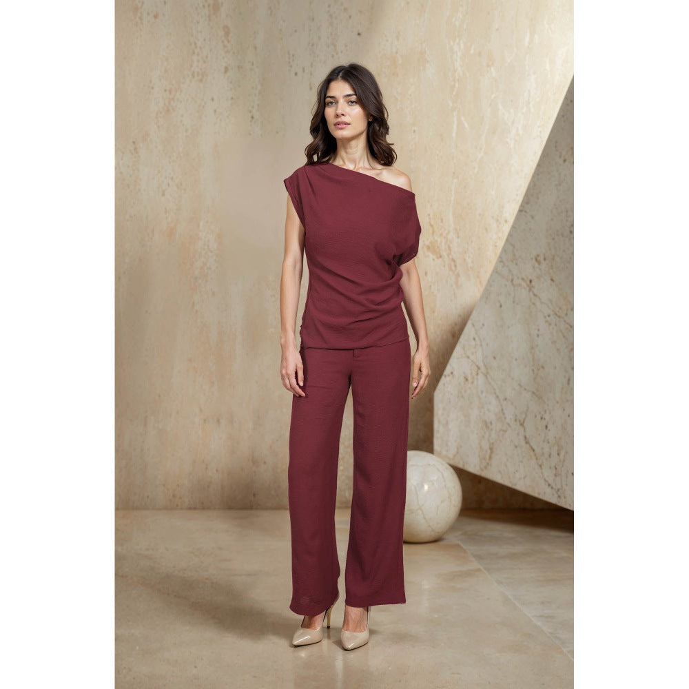 Fawn 24 Burgundy Latte Top