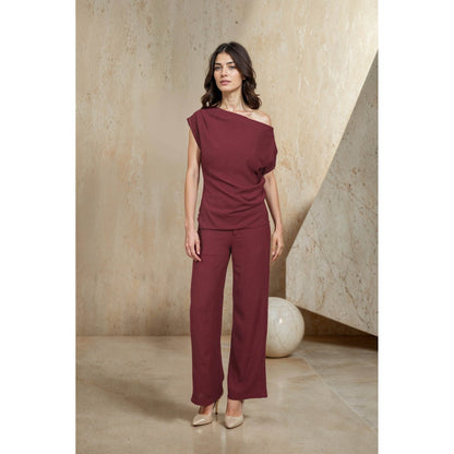 Fawn 24 Burgundy Latte Top