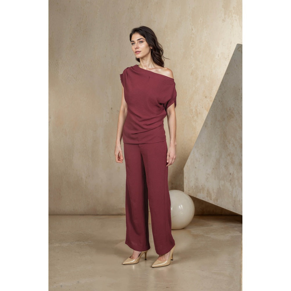 Fawn 24 Burgundy Latte Top