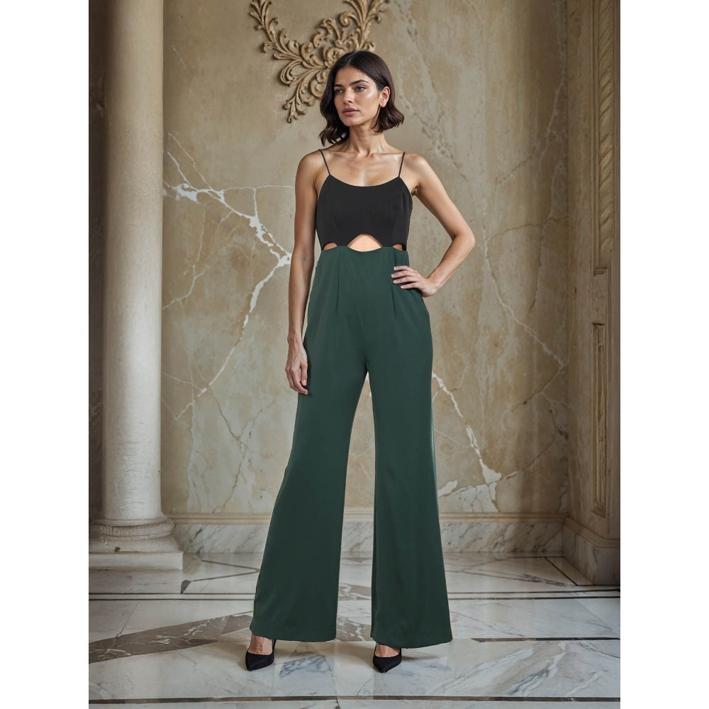 Fawn 24 Green Forest Noir Jumpsuit