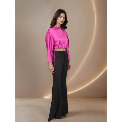 Fawn 24 Pink Cropped Shirt