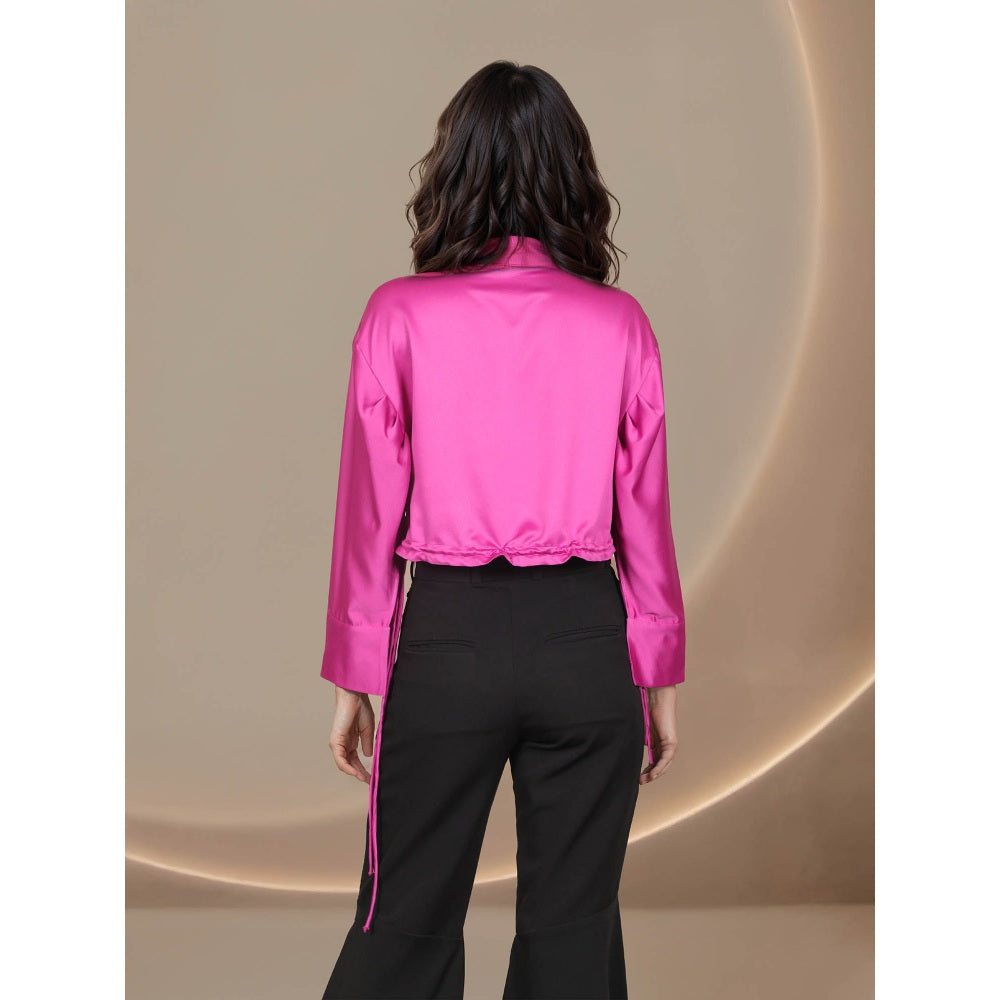 Fawn 24 Pink Cropped Shirt