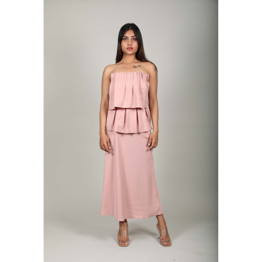 Fawn 24 Pink Blush Fluted Tube Top