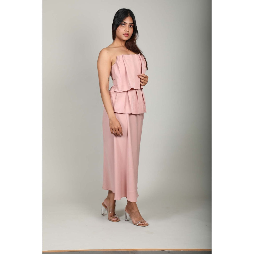 Fawn 24 Pink Blush Fluted Tube Top