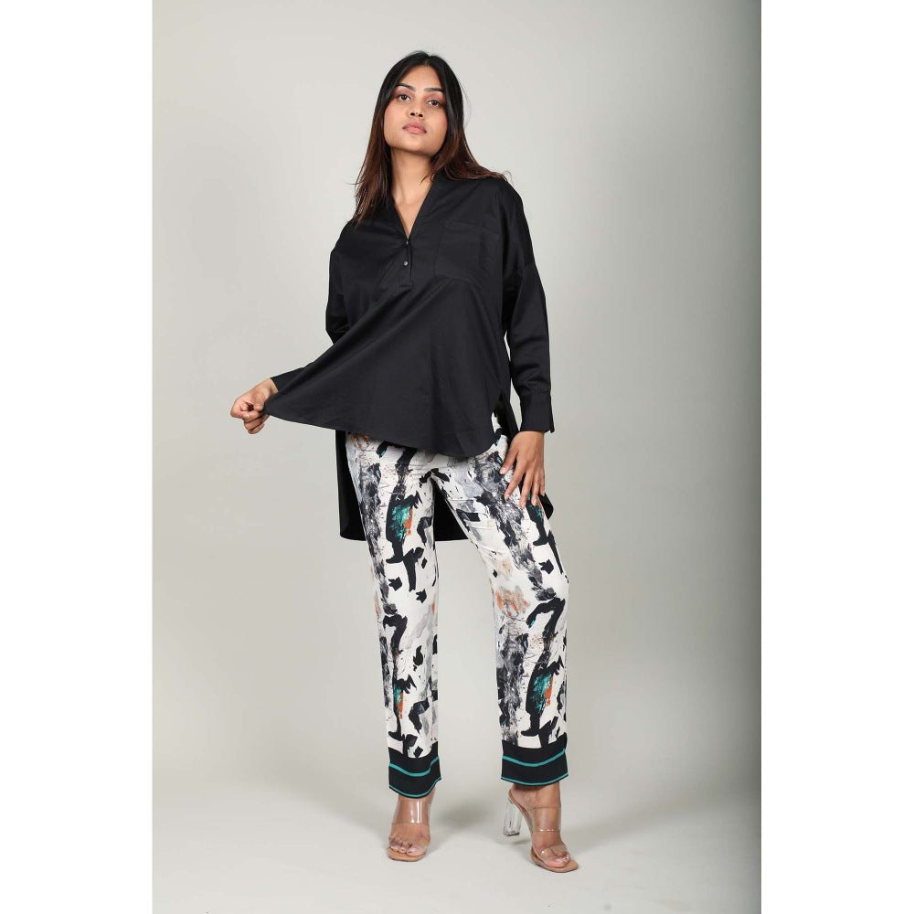 Fawn 24 Black Oversized Shirt