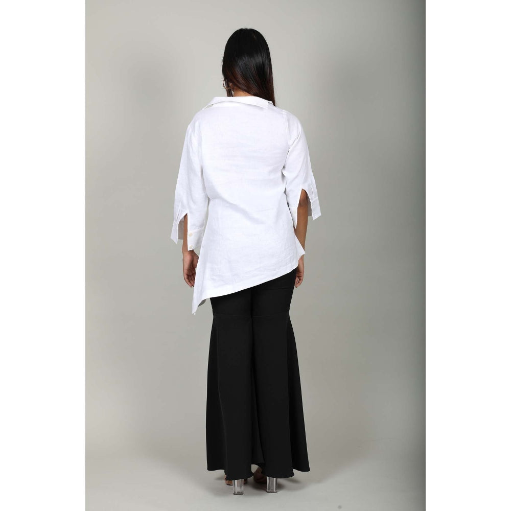 Fawn 24 White Ruched Top