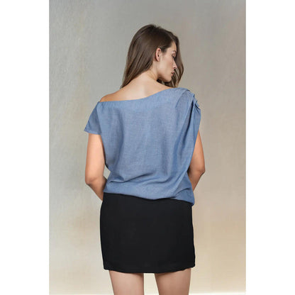 Fawn 24 Drop Denim Top