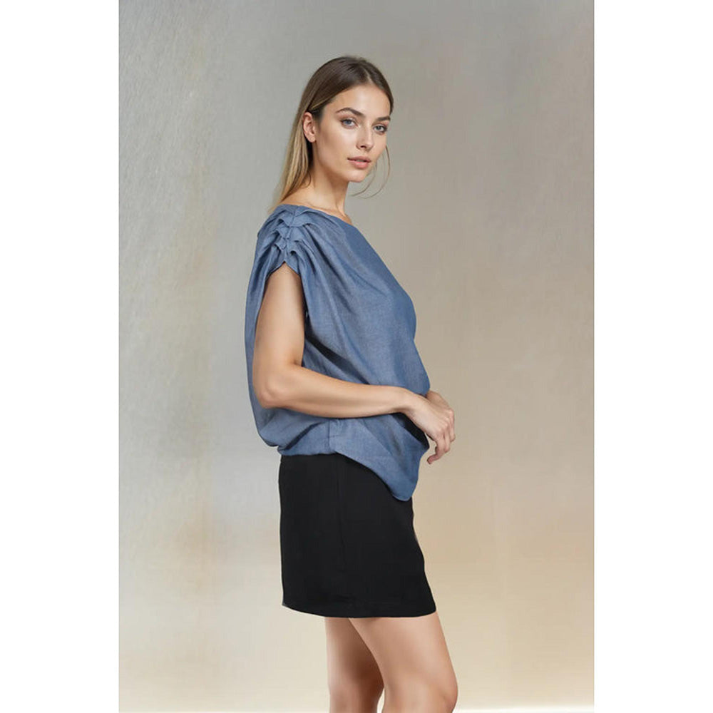 Fawn 24 Drop Denim Top