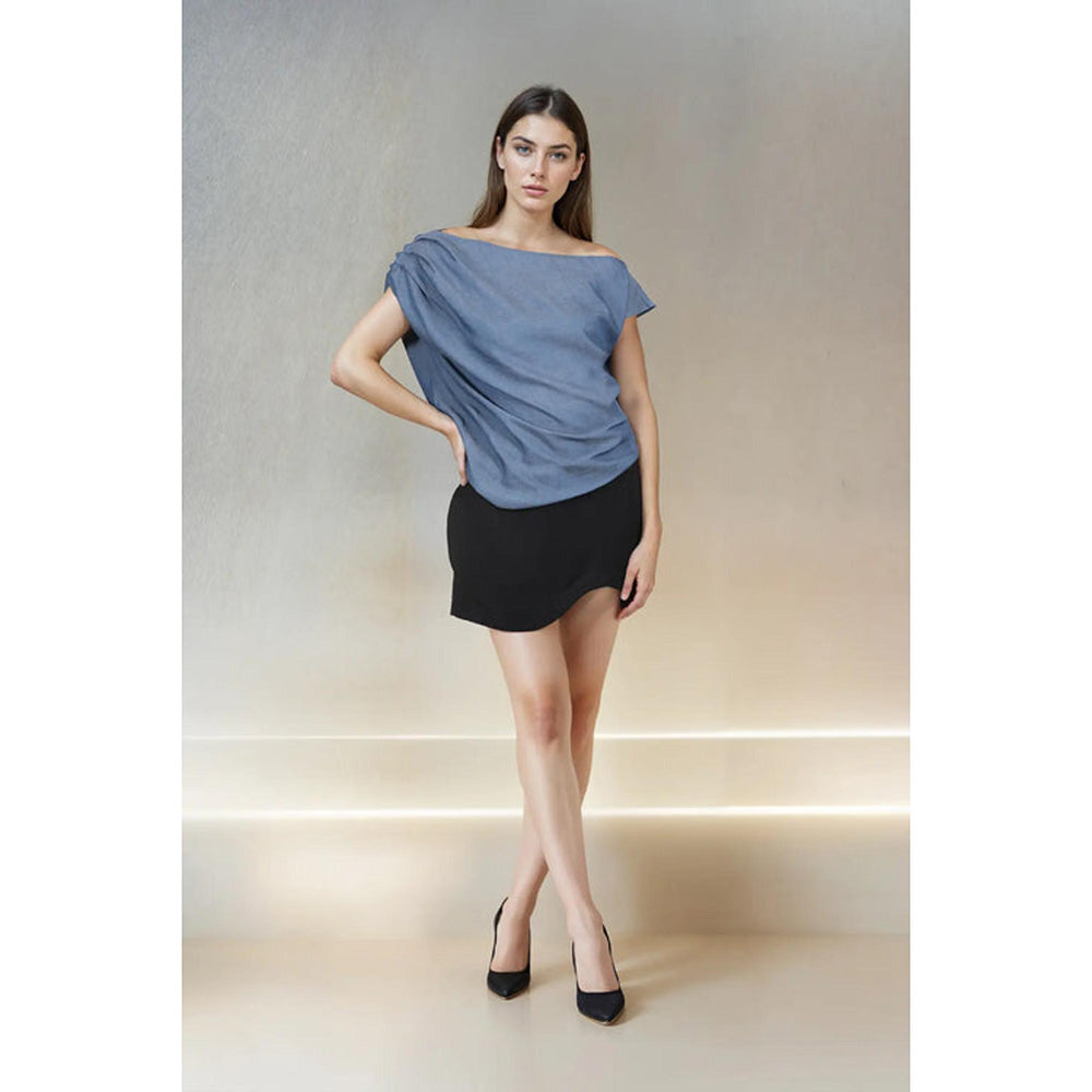 Fawn 24 Drop Denim Top